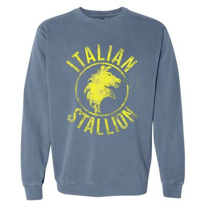 Rocky Italian Stallion Horse Garment-Dyed Sweatshirt