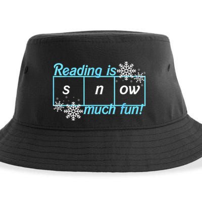 Reading Is Snow Much Fun Science Of Reading Sustainable Bucket Hat