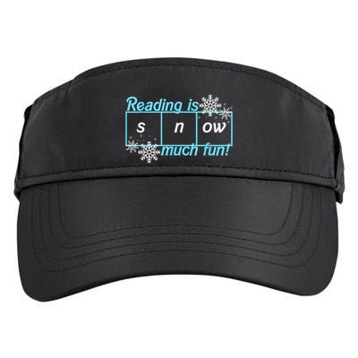 Reading Is Snow Much Fun Science Of Reading Adult Drive Performance Visor