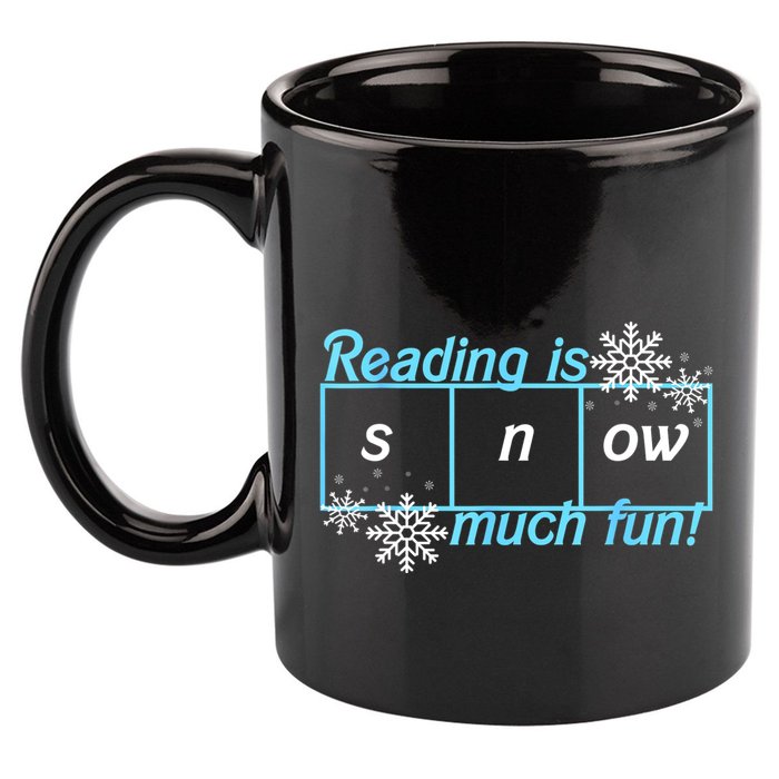 Reading Is Snow Much Fun Science Of Reading 11oz C Handle Ceramic Mug