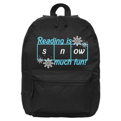 Reading Is Snow Much Fun Science Of Reading 16 in Basic Backpack