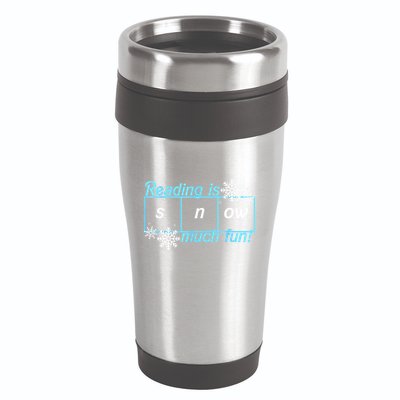 Reading Is Snow Much Fun Science Of Reading 16oz Travel Tumbler