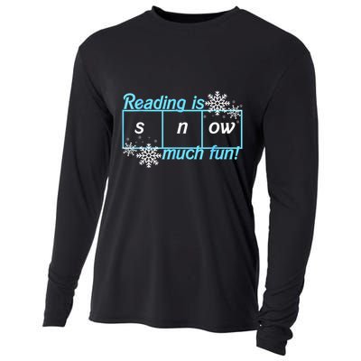 Reading Is Snow Much Fun Science Of Reading Cooling Performance Long Sleeve Crew