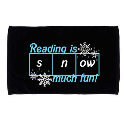 Reading Is Snow Much Fun Science Of Reading Microfiber Hand Towel