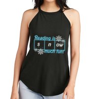Reading Is Snow Much Fun Science Of Reading Women's Perfect Tri Rocker Tank