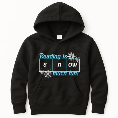Reading Is Snow Much Fun Science Of Reading Kids Hoodie