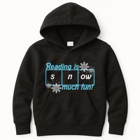 Reading Is Snow Much Fun Science Of Reading Kids Hoodie