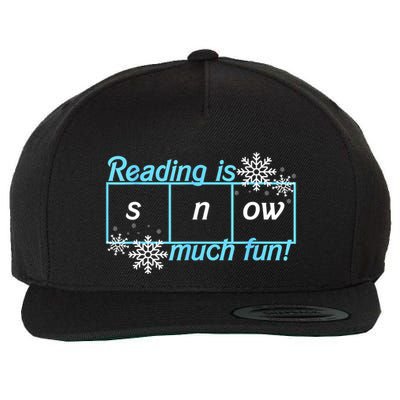Reading Is Snow Much Fun Science Of Reading Wool Snapback Cap