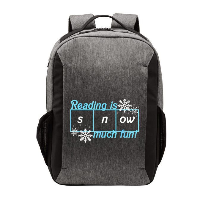 Reading Is Snow Much Fun Science Of Reading Vector Backpack