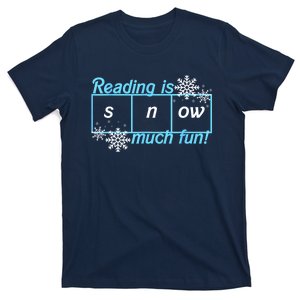 Reading Is Snow Much Fun Science Of Reading T-Shirt