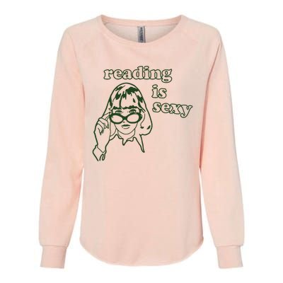 Reading Is Sexy Book Lover Womens California Wash Sweatshirt