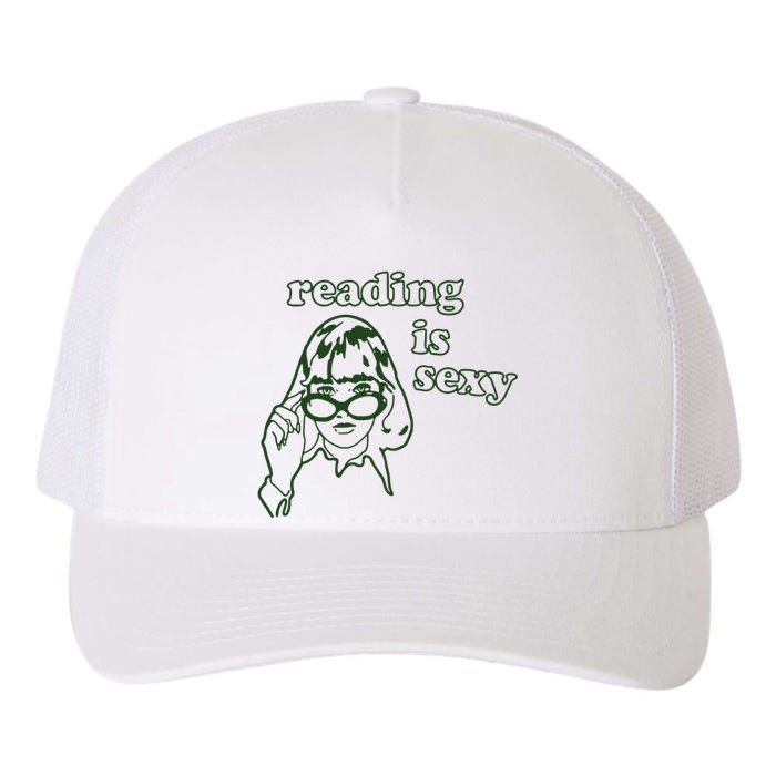 Reading Is Sexy Book Lover Yupoong Adult 5-Panel Trucker Hat