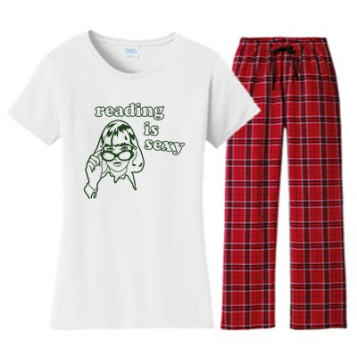 Reading Is Sexy Book Lover Women's Flannel Pajama Set