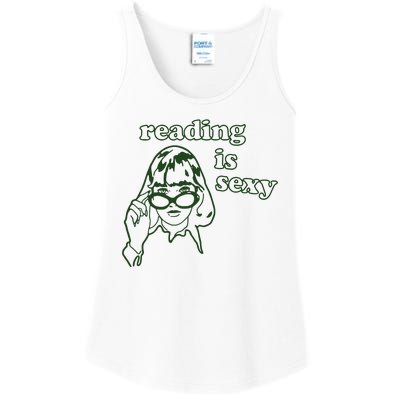 Reading Is Sexy Book Lover Ladies Essential Tank