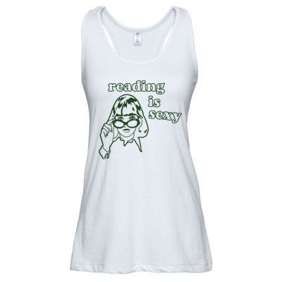 Reading Is Sexy Book Lover Ladies Essential Flowy Tank