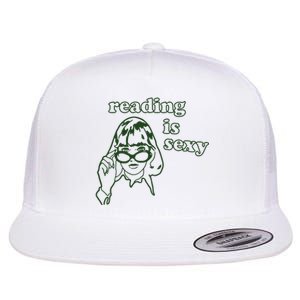 Reading Is Sexy Book Lover Flat Bill Trucker Hat