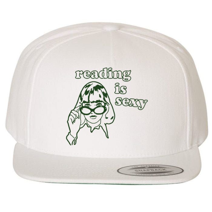 Reading Is Sexy Book Lover Wool Snapback Cap