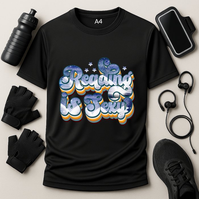 Reading Is Sexy Retro Cooling Performance Crew T-Shirt