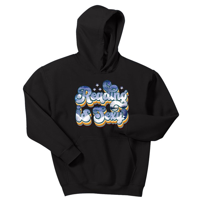 Reading Is Sexy Retro Kids Hoodie