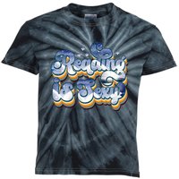 Reading Is Sexy Retro Kids Tie-Dye T-Shirt