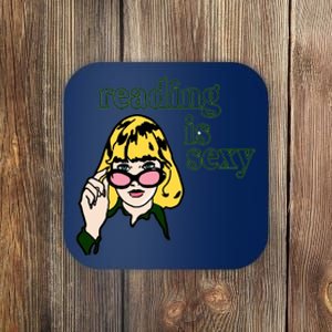 Reading Is Sexy Funny Book Lovers Coaster