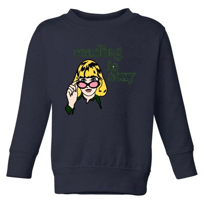 Reading Is Sexy Funny Book Lovers Toddler Sweatshirt