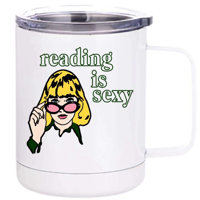 Reading Is Sexy Funny Book Lovers 12 oz Stainless Steel Tumbler Cup