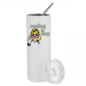 Reading Is Sexy Funny Book Lovers Stainless Steel Tumbler