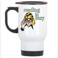 Reading Is Sexy Funny Book Lovers Stainless Steel Travel Mug