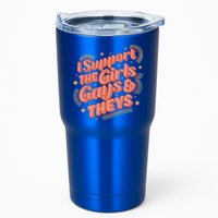 Retro I Support The Girl Gays And Theys Ally Pride Month Tumbler