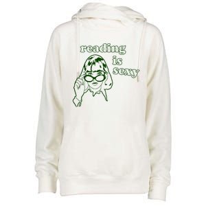 Reading Is Sexy, Reading Is Sexy Shirt, Reading Is Sexy Tee Womens Funnel Neck Pullover Hood