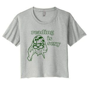 Reading Is Sexy, Reading Is Sexy Shirt, Reading Is Sexy Tee Women's Crop Top Tee