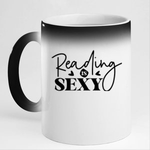 Reading Is Sexy 11oz Black Color Changing Mug