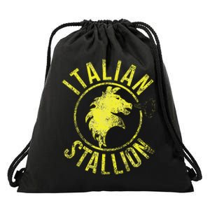 Rocky Italian Stallion Horse Drawstring Bag