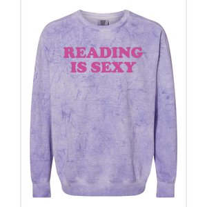 Reading Is Sexy Colorblast Crewneck Sweatshirt