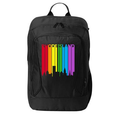 Rhode Island Skyline Lgbt Pride City Backpack