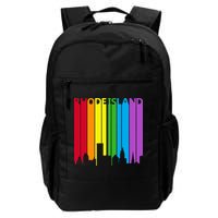 Rhode Island Skyline Lgbt Pride Backpack