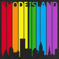 Rhode Island Skyline Lgbt Pride Adult Drive Performance Visor