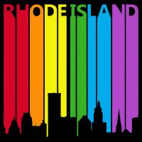 Rhode Island Skyline Lgbt Pride Cooling Performance Long Sleeve Crew