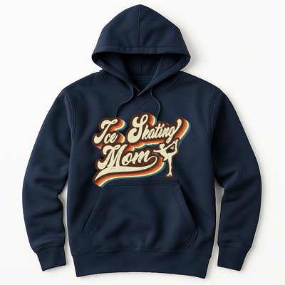 Retro Ice Skating Mom Sports Mama Mothers Day Hoodie