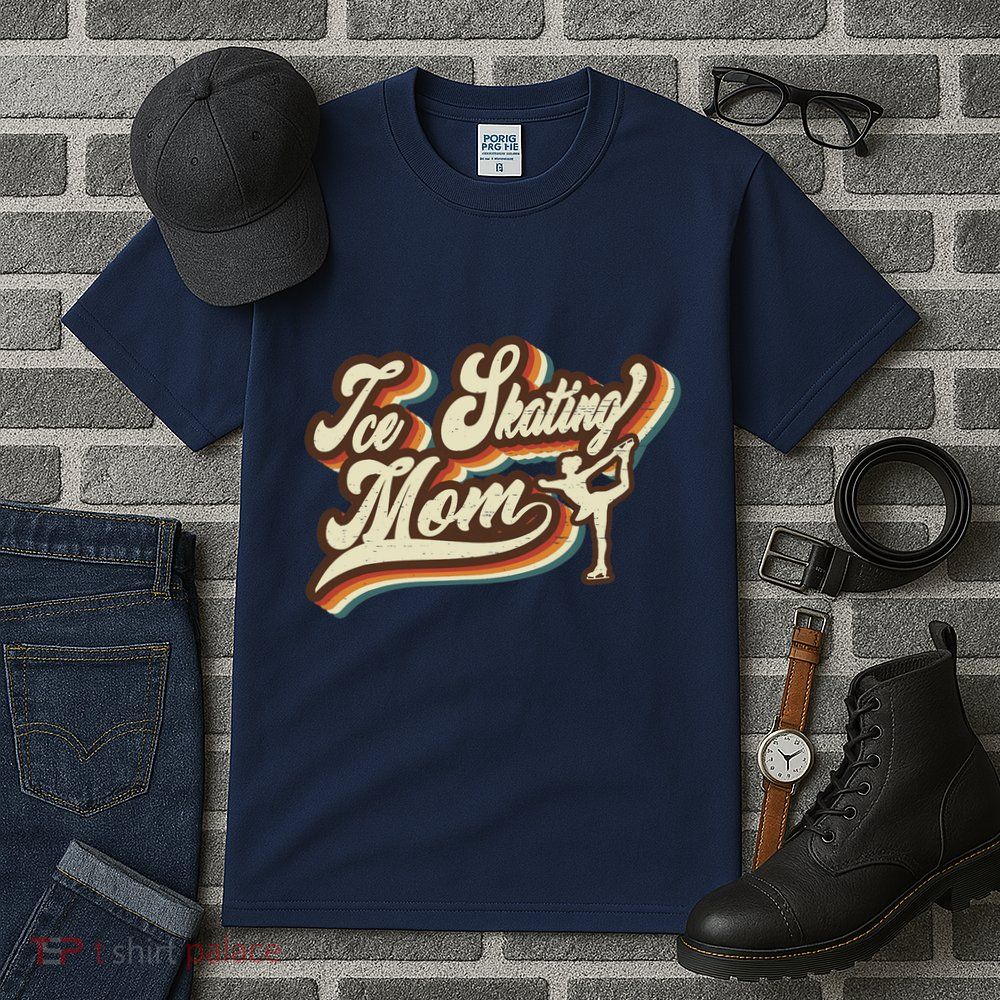 Retro Ice Skating Mom Sports Mama Mothers Day Tall T-Shirt