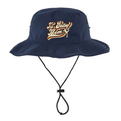 Retro Ice Skating Mom Sports Mama Mothers Day Bucket Hat