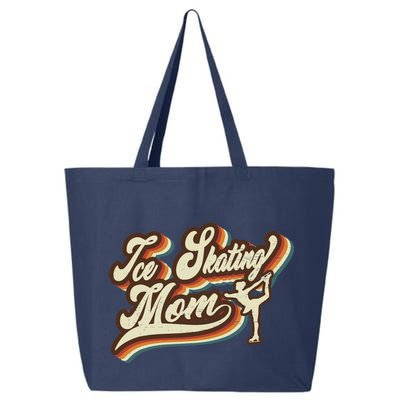 Retro Ice Skating Mom Sports Mama Mothers Day 25L Jumbo Tote