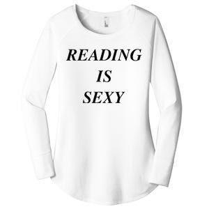 Reading Is Sexy Women's Perfect Tri Tunic Long Sleeve Shirt