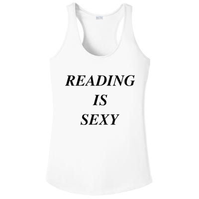 Reading Is Sexy Ladies PosiCharge Competitor Racerback Tank