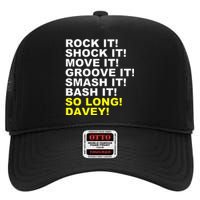 Rock It! Shock It! Almost Vintage High Crown Mesh Back Trucker Hat