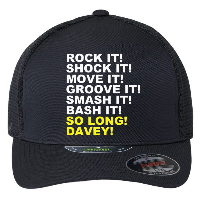 Rock It! Shock It! Almost Vintage Flexfit Unipanel Trucker Cap