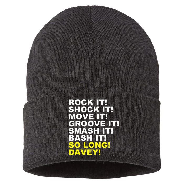 Rock It! Shock It! Almost Vintage Sustainable Knit Beanie