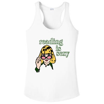 Reading Is Sexy Funny Book Lovers Ladies PosiCharge Competitor Racerback Tank