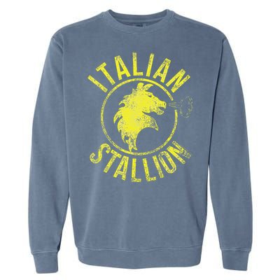 Rocky Italian Stallion Horse Garment-Dyed Sweatshirt